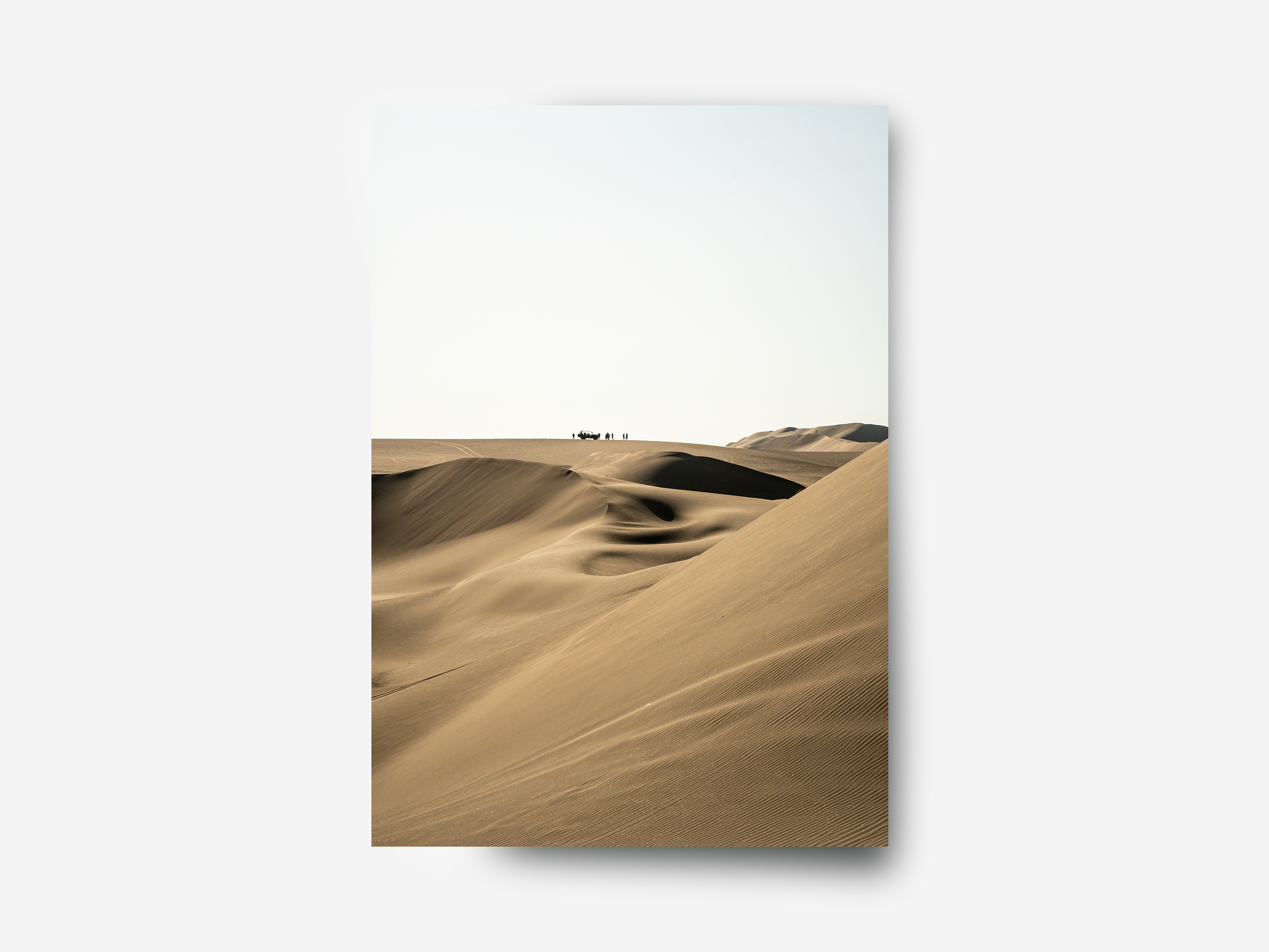 Golden Sand Dunes in Peru Print