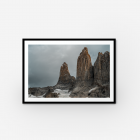 A photograph from the base torres hike in Torres del Paine National Park