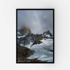 Mountain peak wall art print