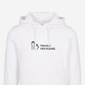 travel yes please funny wanderlust hoodie