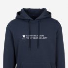counting down to my next holiday funny navy travel hoodie