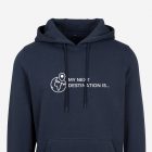 my next destination travel hoodie in navy