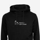 travel yes please funny wanderlust hoodie black