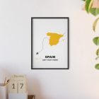 Trip Spain Ireland wall art print, travel keepsake gift for adventure lovers and Spain enthusiasts