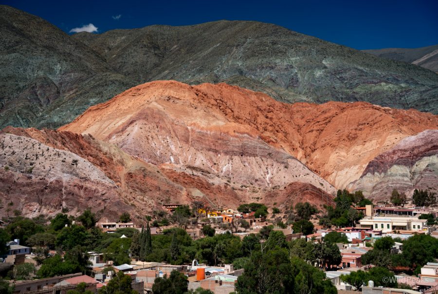 purmararca 7 coloured mountain in Salta, Argentina.