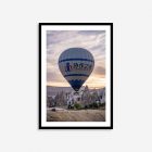 Fairy Chimney Cappadocia hot air balloon wall art print – Turkey landscape photography