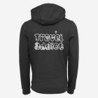 grey travel addict hoodie