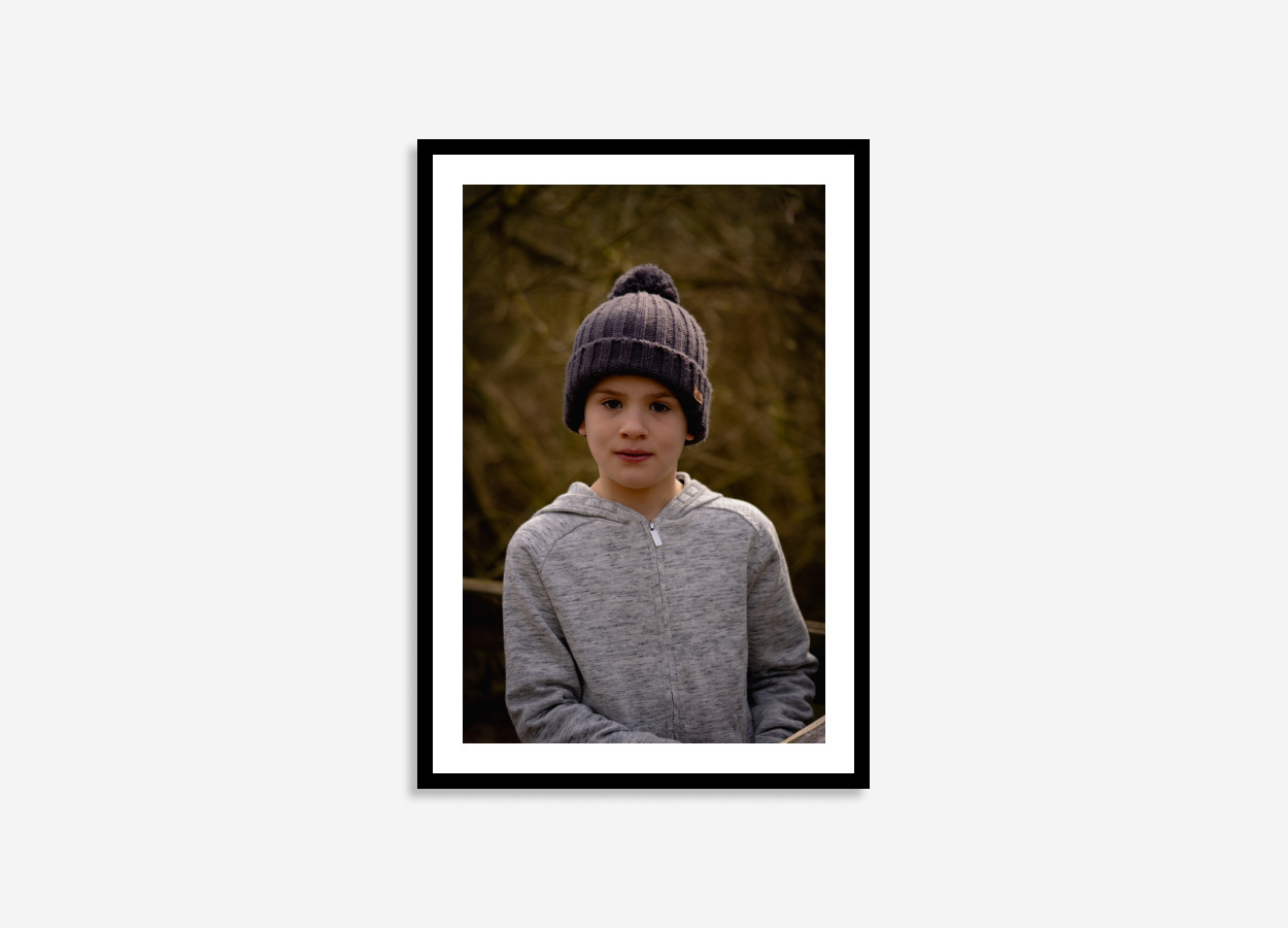 flowers l children portrait photography wall print
