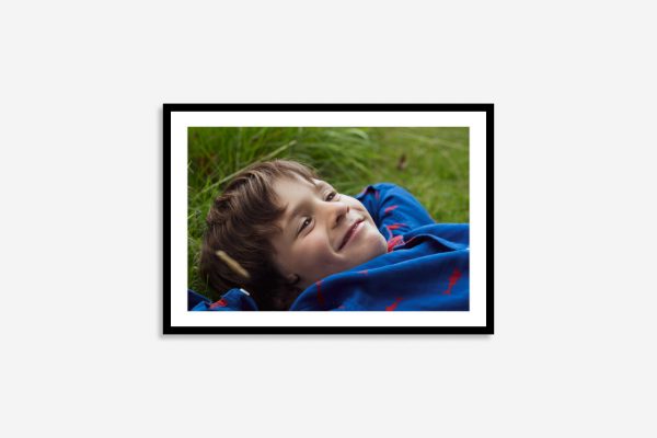 relaxing boy photography session