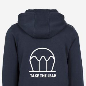 take the leap adventure hoodie in navy