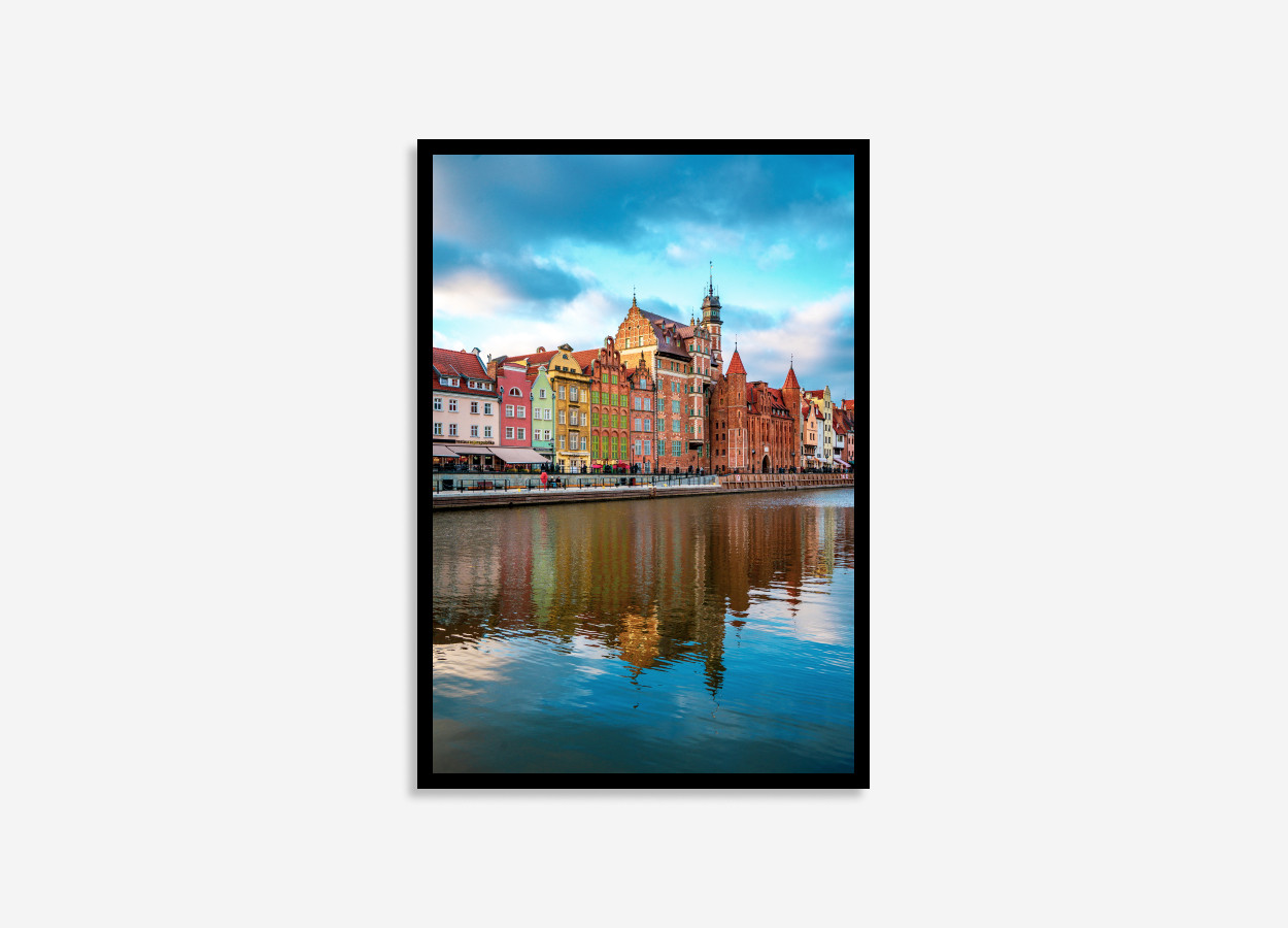 Decorate with Memories: Gdansk Poland Travel Poster Souvenir