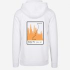 Wicklow Way hoodie featuring elevation profile and trail map of Ireland’s 131km strenuous hiking route through Wicklow Mountains,
