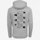 grey visited seven continents hoodie