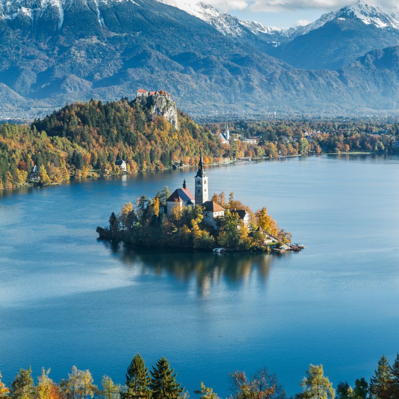 slovenia lake bled mountain hiking