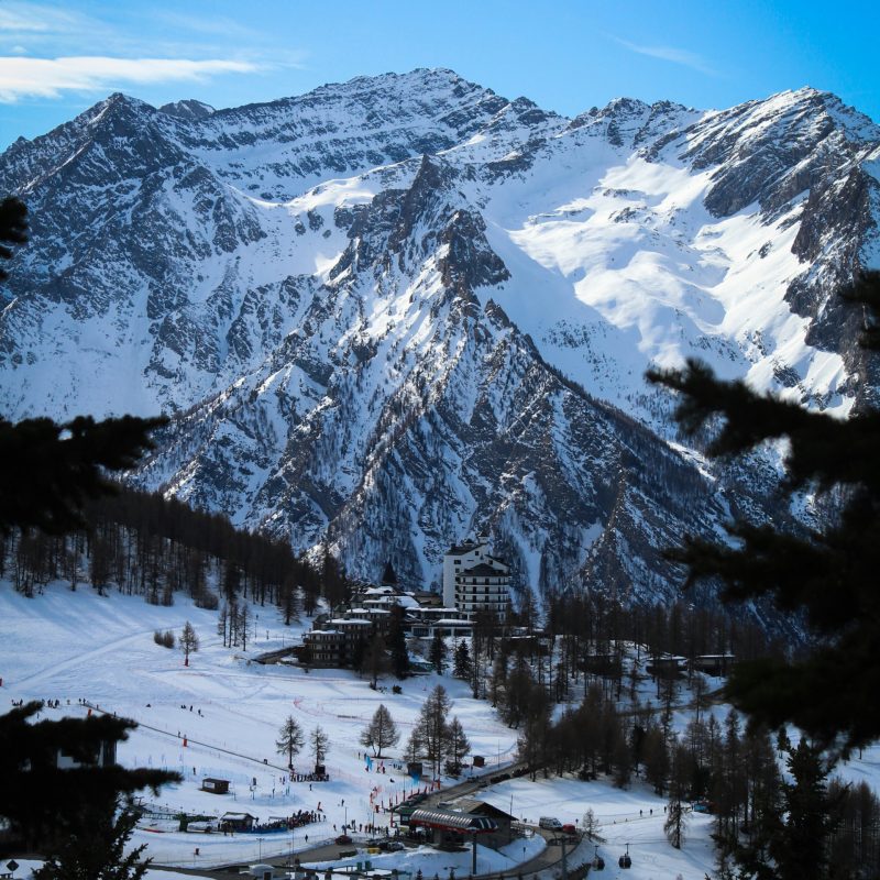 Sestriere turin italy alps mountains italian alps