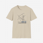 no directions found funny cream t-shirt