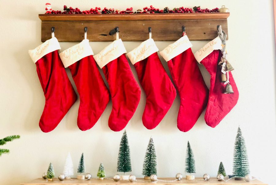 Christmas stocking gifts and presents