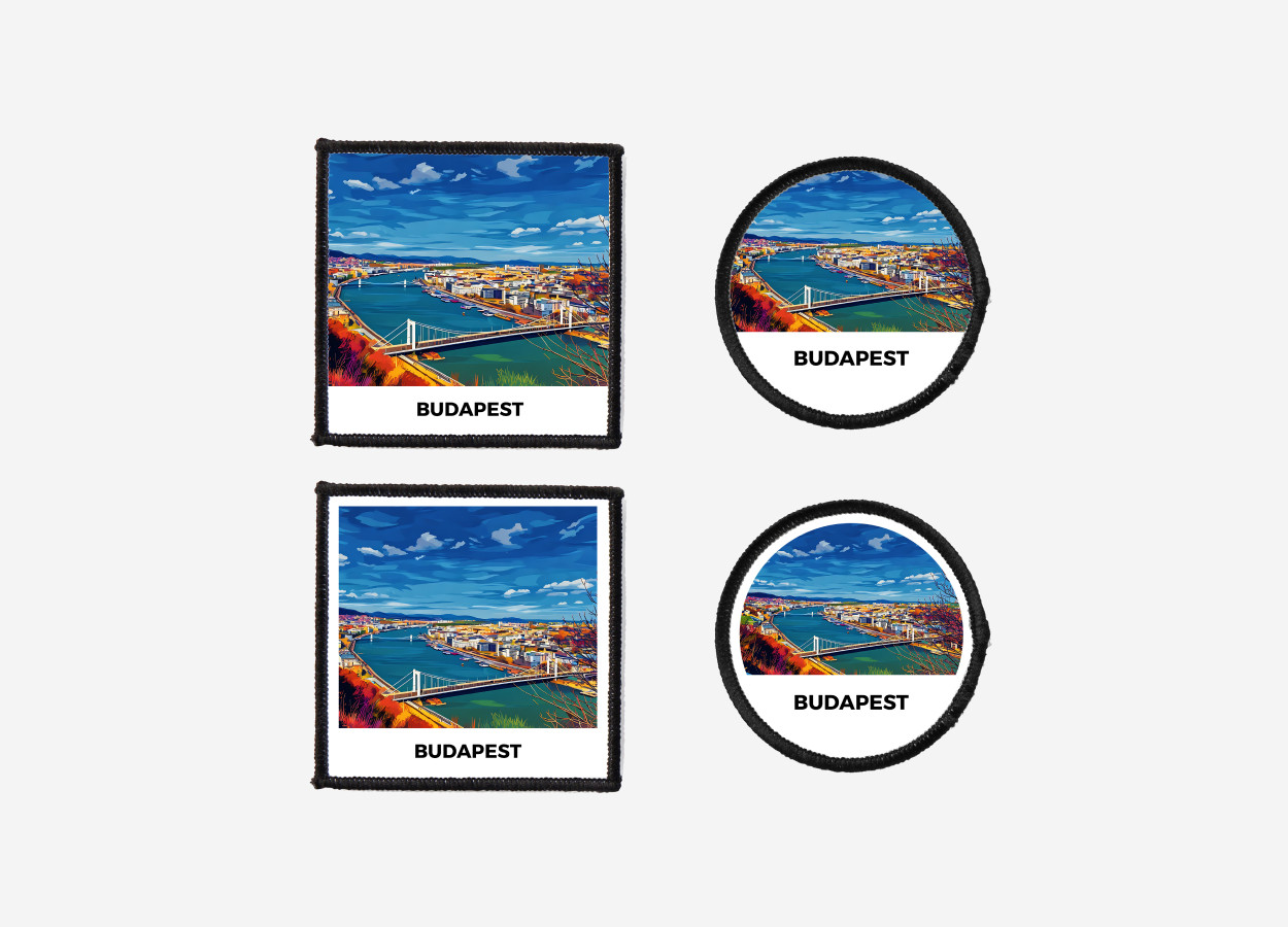 budapest hungary iron on sew on patch