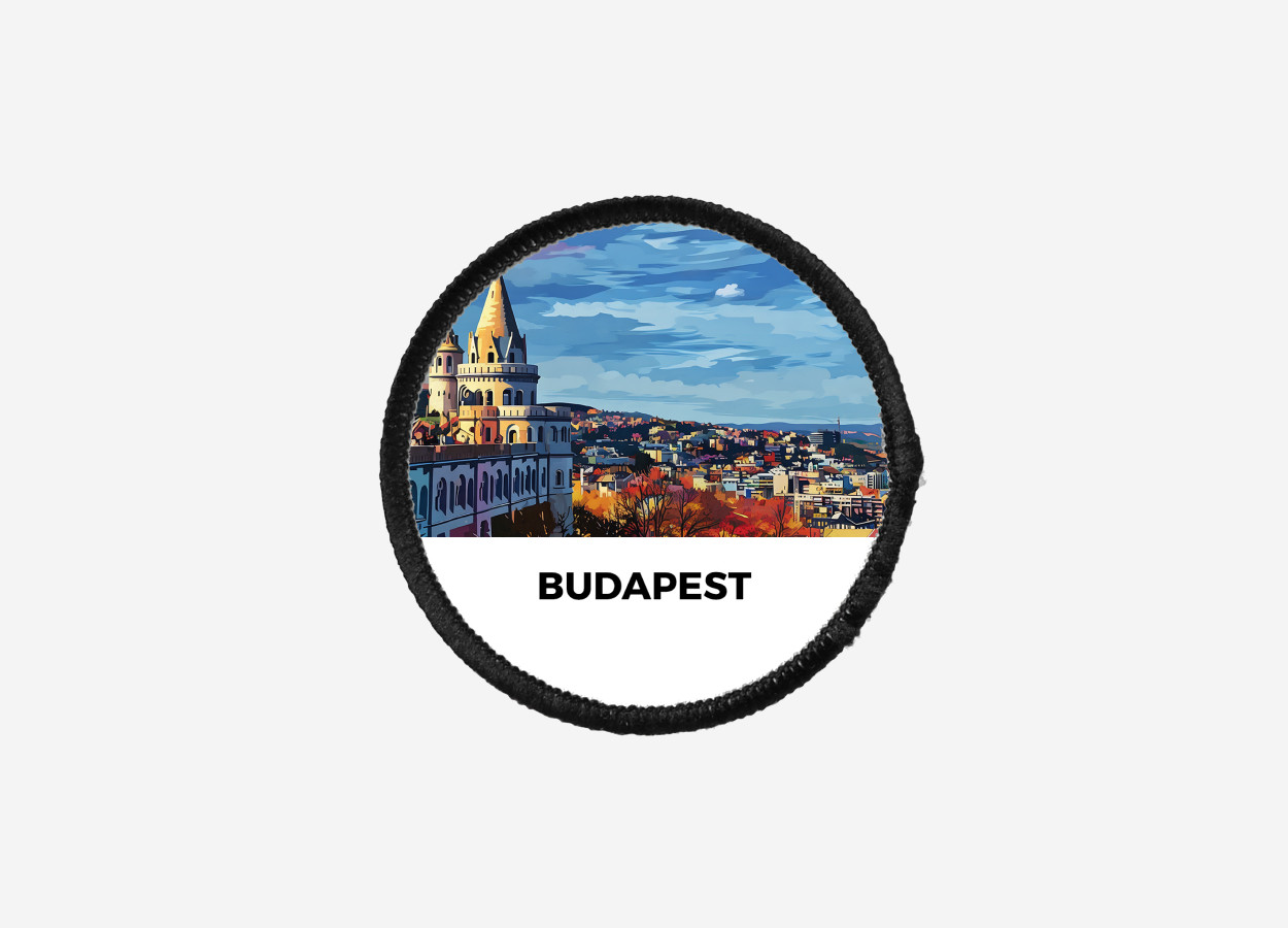 patch image - budapest castle hungary budapest hungary buda castle iron on patch