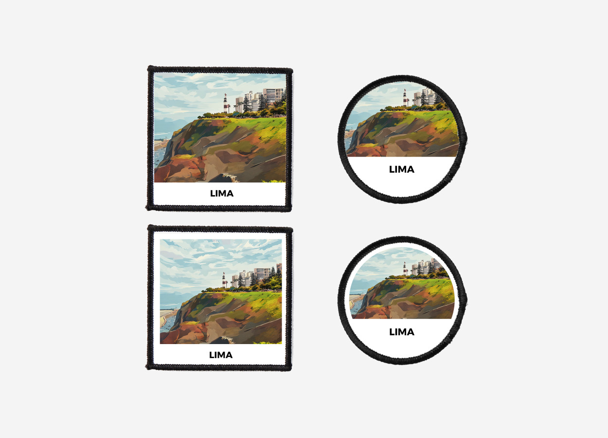 lima peru iron on patch