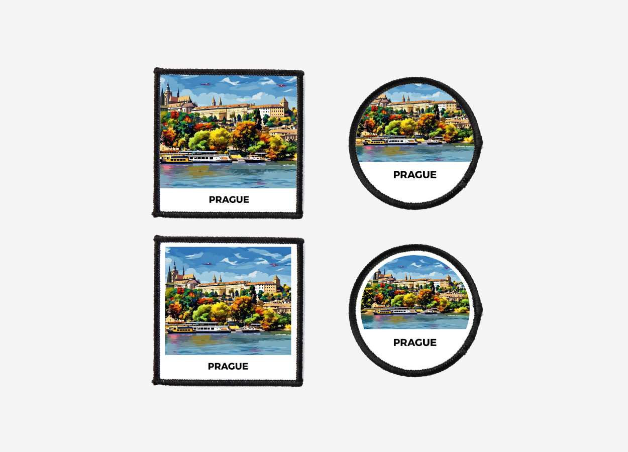 prague iron on patch