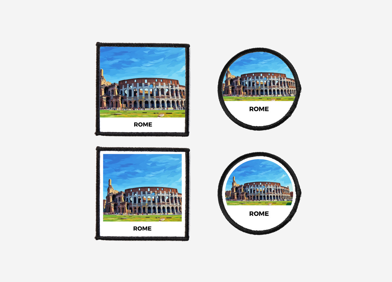 rome italy coloseum patch