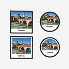 verona italy iron on patch