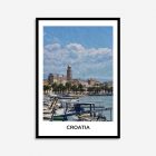 croatia travel poster