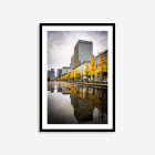 tokyo autunal reflection print - japan