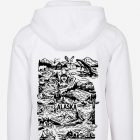 alaska landmark travel themed hoodie