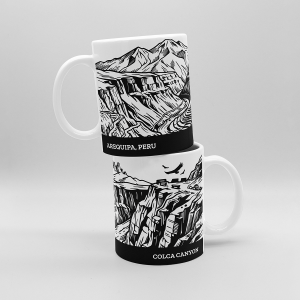colca canyon peru, themed mug