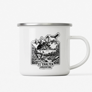 el cheltan argentina hiking and camping mug patagonia