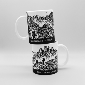 gr20 corscica hike mug