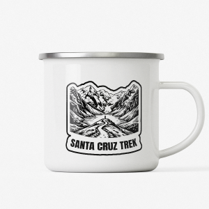 santa cruz, peru stamp camping mug