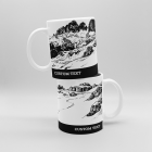 custom skiing mug