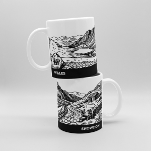 personalised snowdon mug